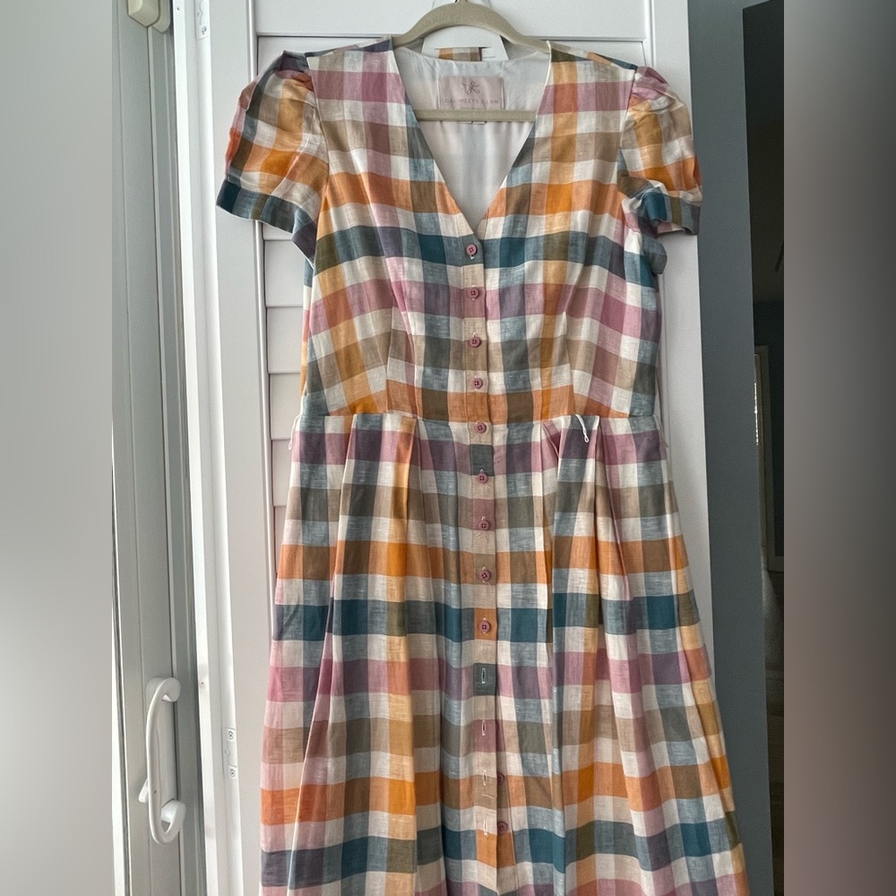 Gal Meets Glam Elegant Plaid Dress